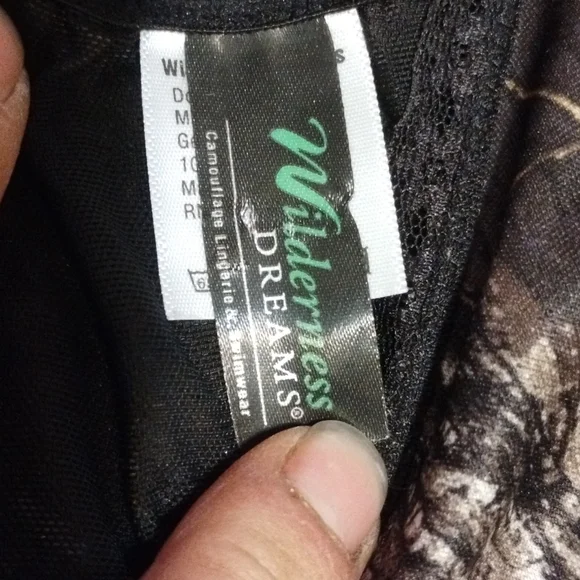 Wilderness Dreams Camo Baby Doll Top - Picture 2 of 4